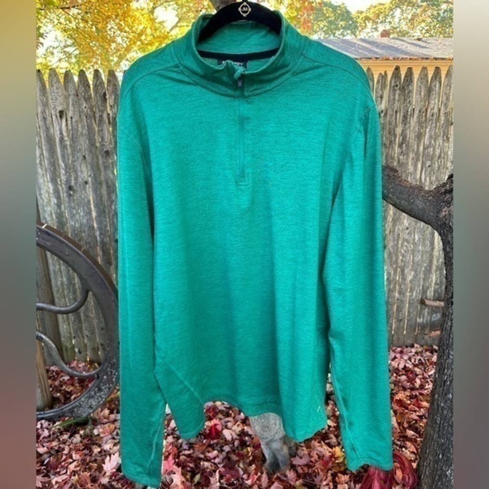 Jockey Sport Men’s Performance Half Zip Pullover (Green) (NWOT) - Picture 3 of 9
